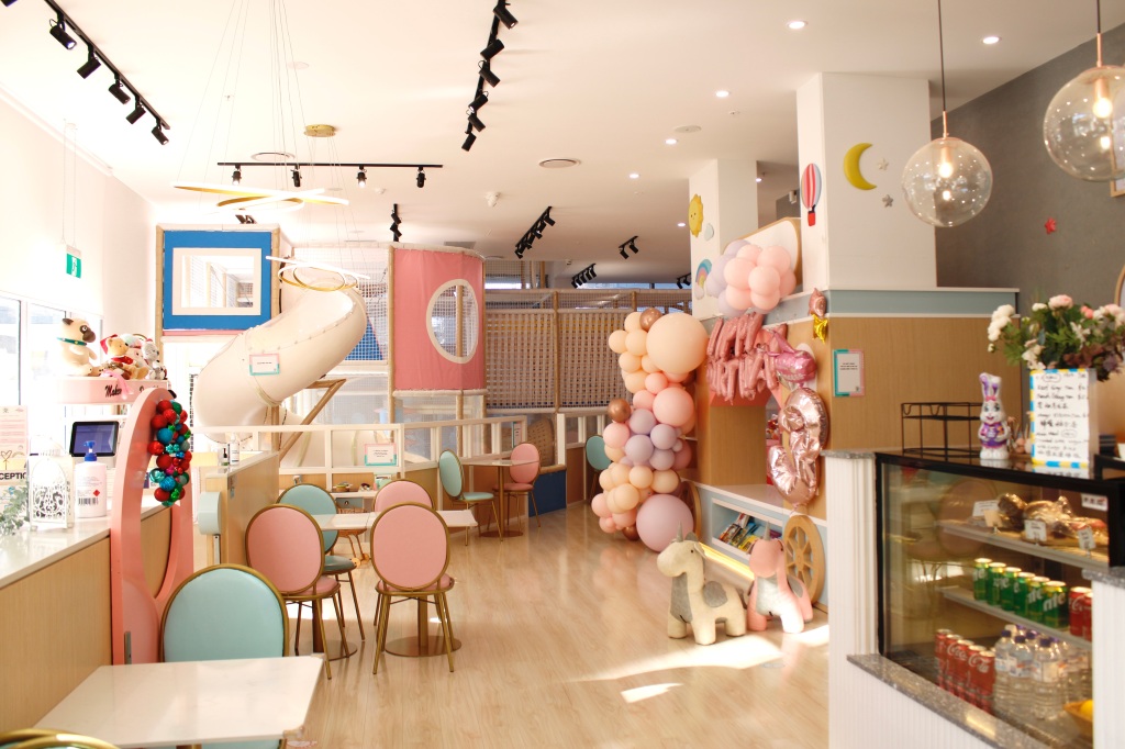 Have a ball of fun and escape the rain at Babyccino Kids Cafe Hurstville